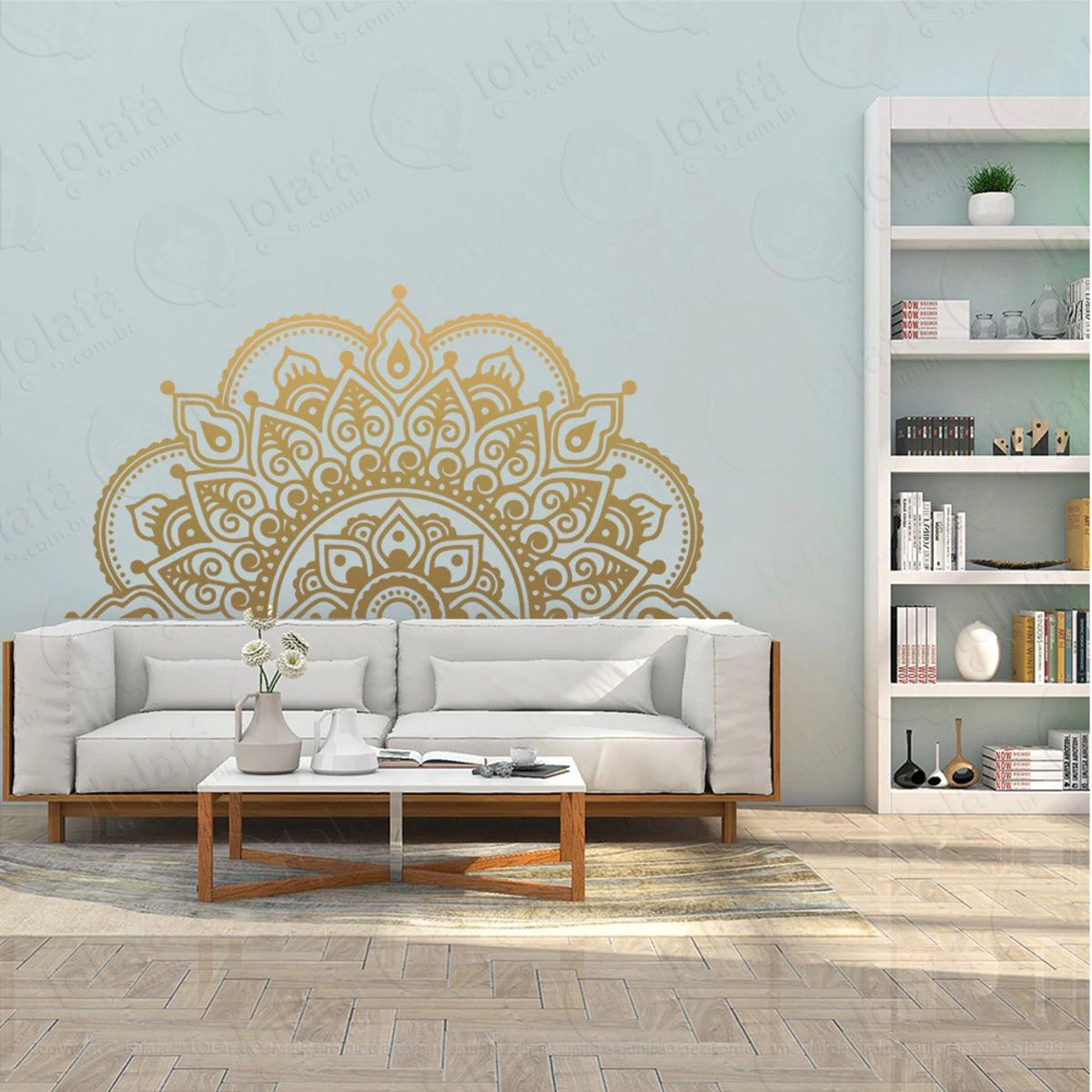 Mandala Para Abrir Caminhos Adesivo de Parede Decorativo para Casa, Quarto, Sala e Vidro Mod:388