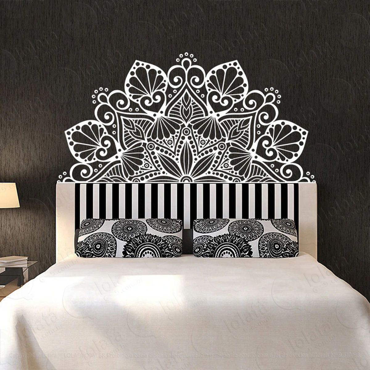 Mandala Para Sucesso no Amor Adesivo de Parede Decorativo para Casa, Quarto, Sala e Vidro Mod:431