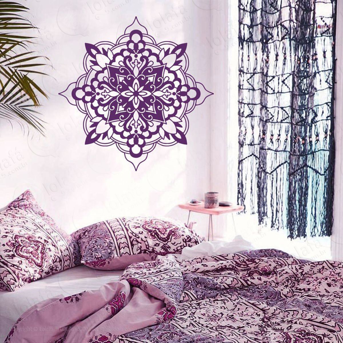 Mandala Das Boas Escolhas Adesivo de Parede Decorativo para Casa, Quarto, Sala e Vidro Mod:488