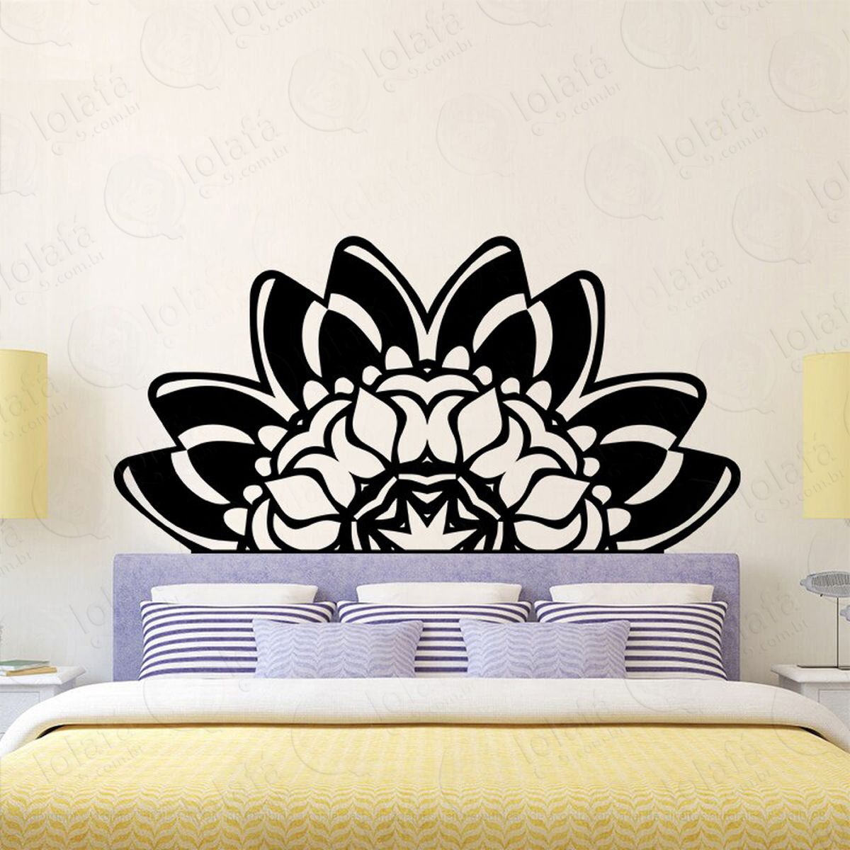 Mandala Seja Recomeço Adesivo de Parede Decorativo para Casa, Quarto, Sala e Vidro Mod:540