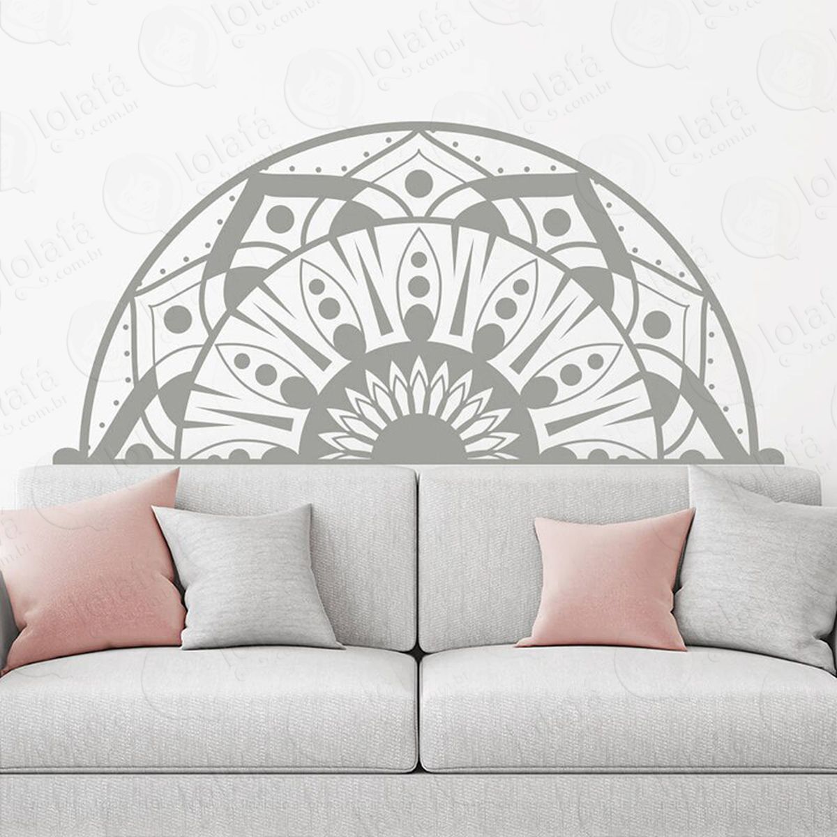 Mandala Para Superar os Obstáculos Adesivo de Parede Decorativo para Casa, Quarto, Sala e Vidro Mod:568