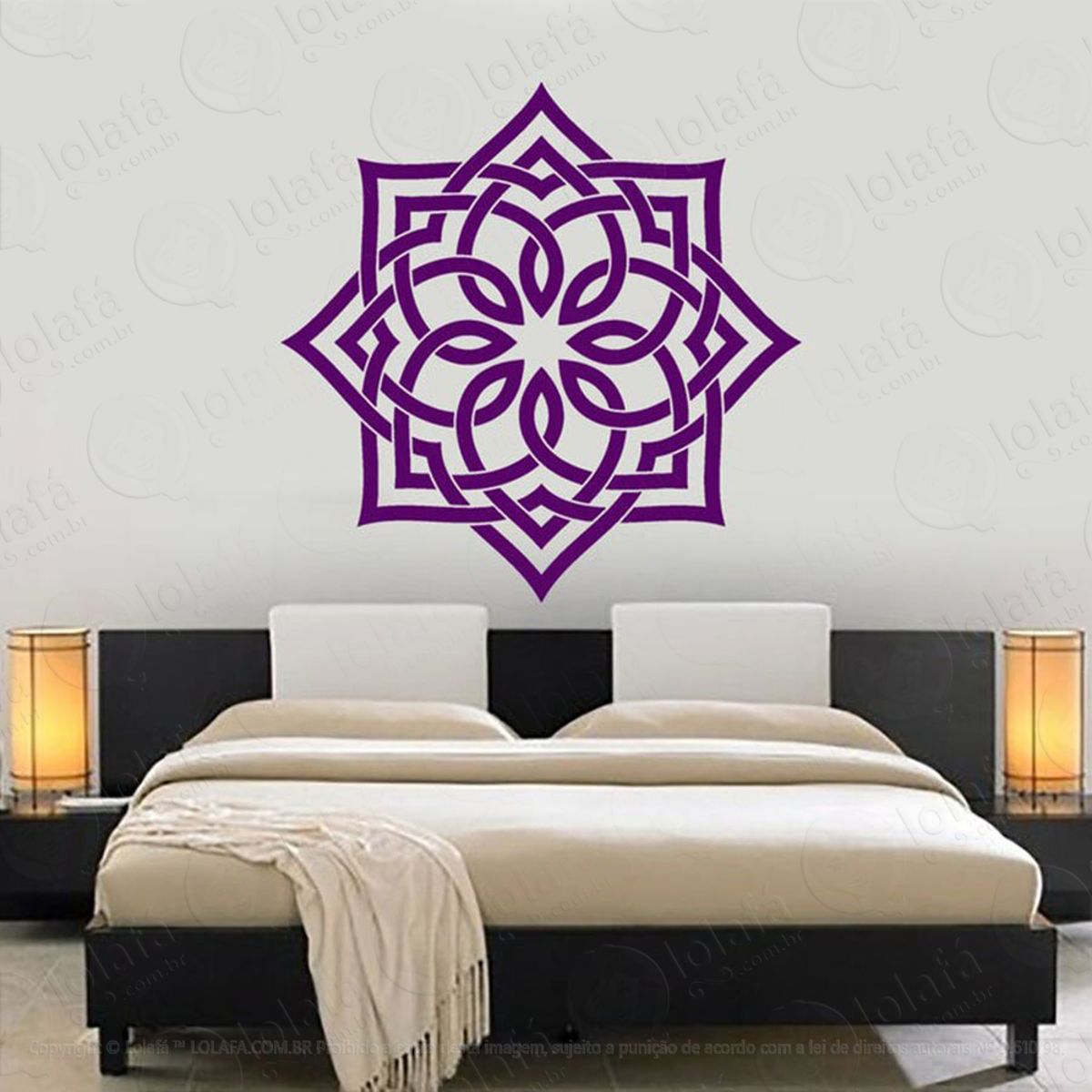 Mandala Seja Serenidade Adesivo de Parede Decorativo para Casa, Quarto, Sala e Vidro Mod:626