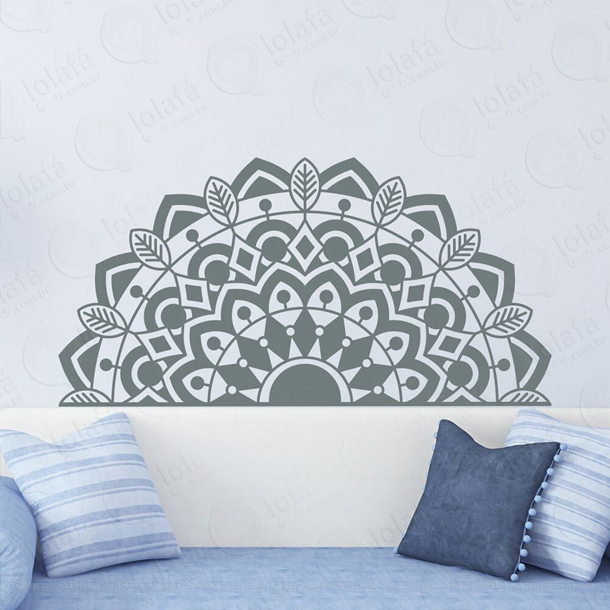 Mandala Da Amizade Adesivo de Parede Decorativo para Casa, Quarto, Sala e Vidro Mod:640