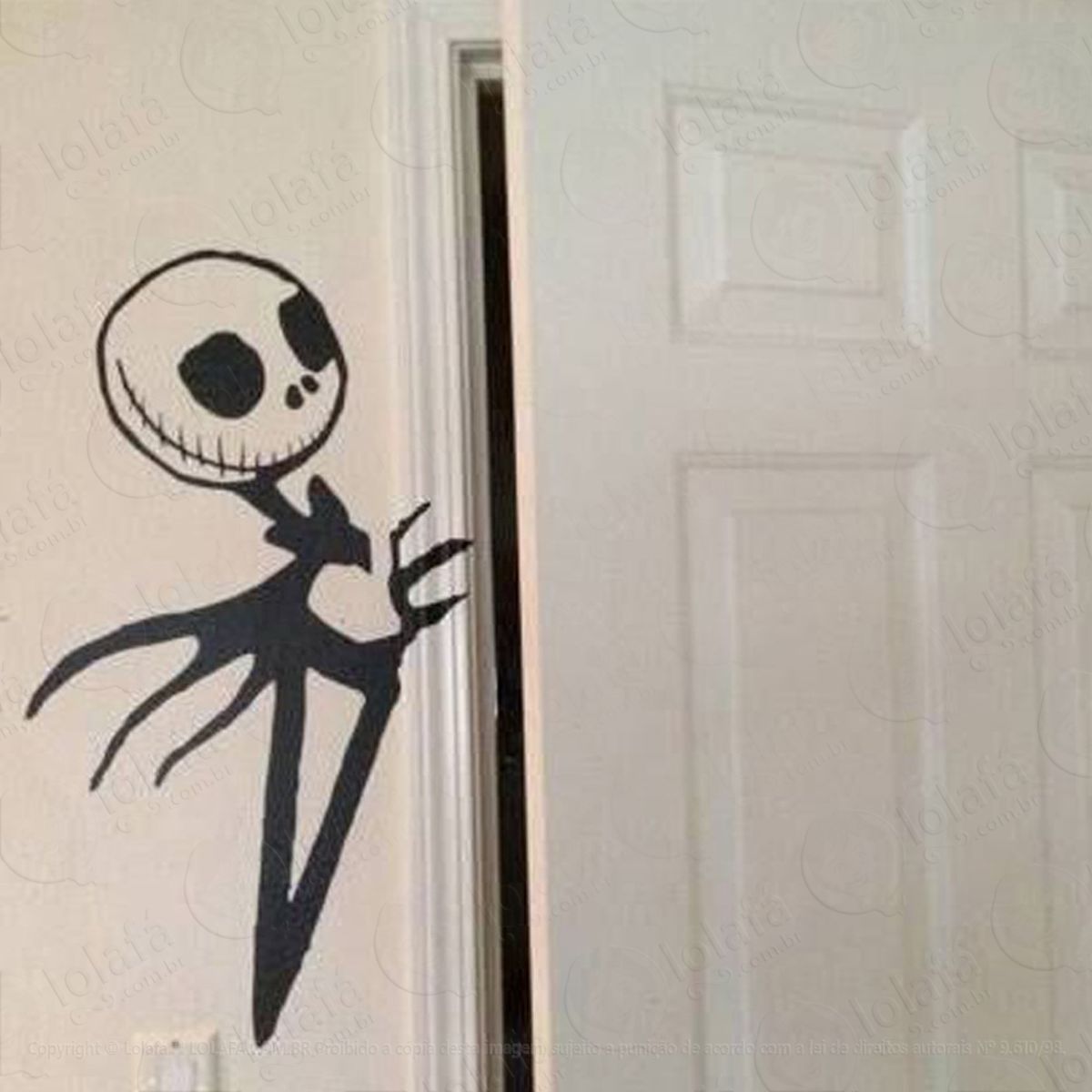 Nightmare Adesivo de Natal para Vitrine, Parede, Porta de Vidro - Decoração Natalina Mod:161